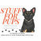 Stuff For Pups logo with illustrated black dog, representing the Stuff For Pups support merchandise collection
