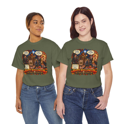 Halloween Mischief – Pepper Graves & P-Quad Halloween T-Shirt