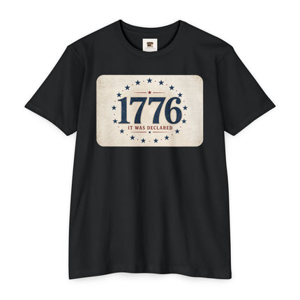 1776 – It Was Declared. Patriotic July 4th Shirt - Unisex CVC Jersey T-shirt