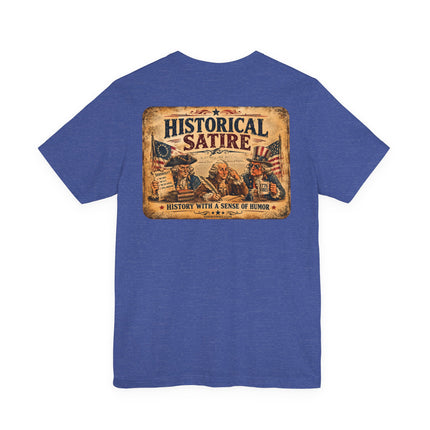 DeSoto Seems to Show Up Everywhere – America 250 Historical Satire Unisex Tee