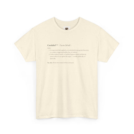 Catalabel™ Definition Tee – Weaponized Words by Summit Crest Publishing