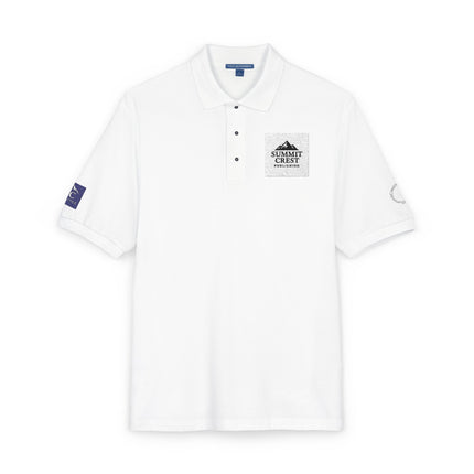 Summit Crest Publishing Embroidered Polo Shirt – Classic Logo Apparel for Authors & Readers Unisex