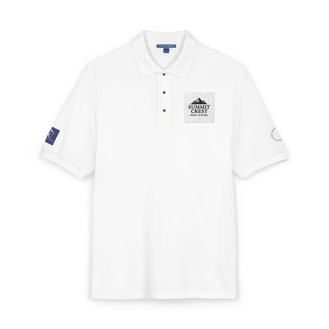 Summit Crest Publishing Embroidered Polo Shirt – Classic Logo Apparel for Authors & Readers Unisex