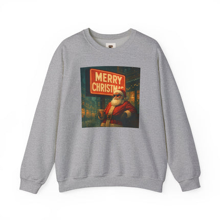 The Return of Merry Christmas — Patriot Santa Revival Crewneck