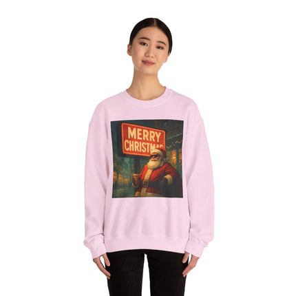 The Return of Merry Christmas — Patriot Santa Revival Crewneck