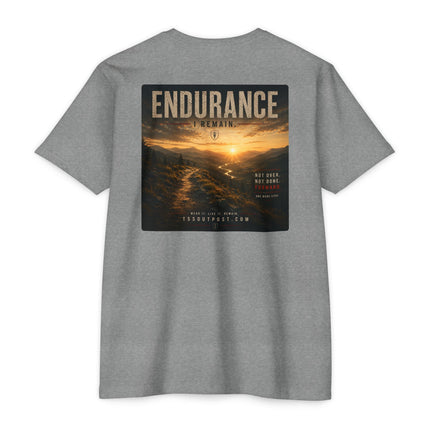 I Remain – Strength Grows. Wisdom Deepens. | Endurance Collection T-Shirt | Unisex CVC Jersey T-shirt
