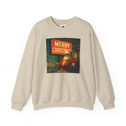 The Return of Merry Christmas — Patriot Santa Revival Crewneck
