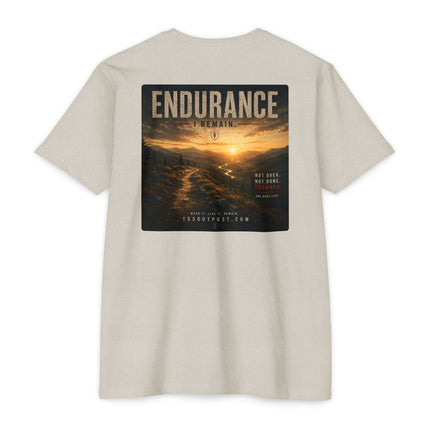 I Remain – Strength Grows. Wisdom Deepens. | Endurance Collection T-Shirt | Unisex CVC Jersey T-shirt