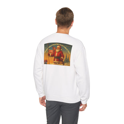 The Return of Merry Christmas — Patriot Santa Revival Crewneck
