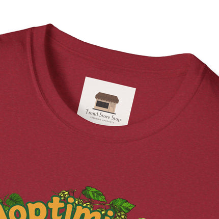 Hoptimistic Unisex Soft-Style T-Shirt – "Everything is Better with Beer" Quote