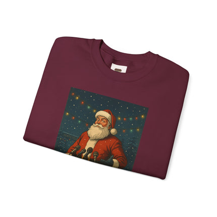 North Pole Press Conference Santa Sweatshirt | Funny Vintage Christmas Crewneck by Trend Store Stop