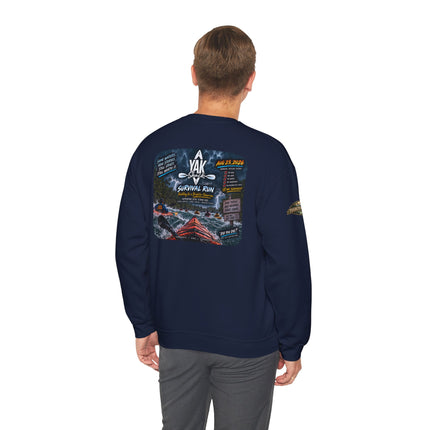 Yak Shack Survival Run 2026 | “Did You Die?” Crewneck Sweatshirt Unisex Heavy Blend™