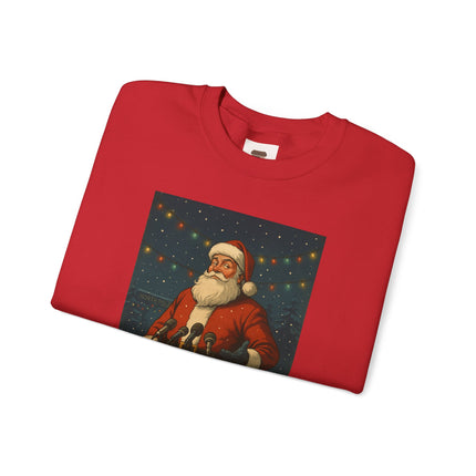 North Pole Press Conference Santa Sweatshirt | Funny Vintage Christmas Crewneck by Trend Store Stop