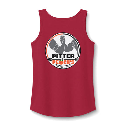Pitter & Peach's Barbell Club Women's Core Cotton Tank Top