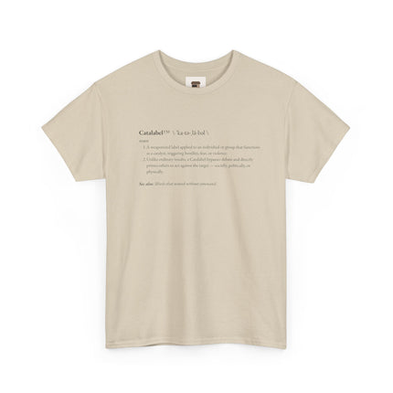 Catalabel™ Definition Tee – Weaponized Words by Summit Crest Publishing