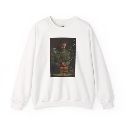 Religious Path Nativity Sweatshirt – Merry Christmas Back Print – Harper Military Edition – Christian Christmas Crewneck