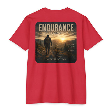 I Remain Warrior T-Shirt | Endurance Collection by TSS Outpost | Unisex CVC Jersey T-shirt
