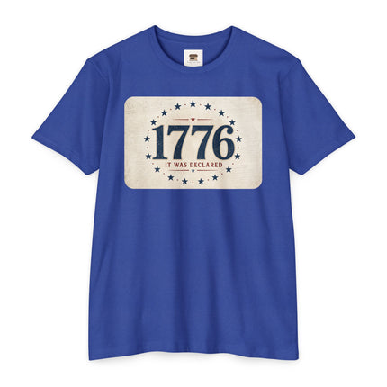1776 – It Was Declared. Patriotic July 4th Shirt - Unisex CVC Jersey T-shirt