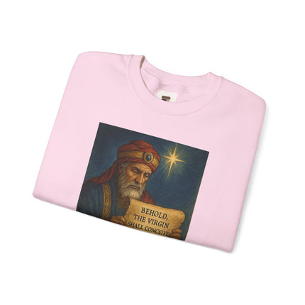 Matthew 1:23 Prophecy Sweatshirt – Immanuel & Jesus Fulfillment – Religious Path Collection