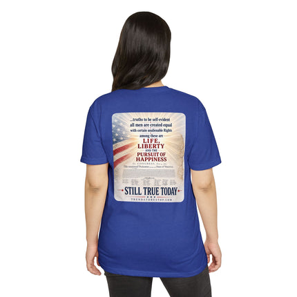 From Colonies to States – 1776 Patriotic July 4th Shirt = Unisex CVC Jersey T-shirt