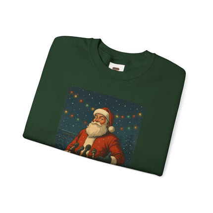 North Pole Press Conference Santa Sweatshirt | Funny Vintage Christmas Crewneck by Trend Store Stop