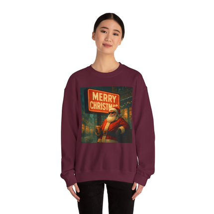 The Return of Merry Christmas — Patriot Santa Revival Crewneck