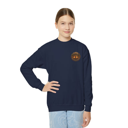 LOGS Halloween Mischief Youth Crewneck Sweatshirt | League of Guardians and Stewards