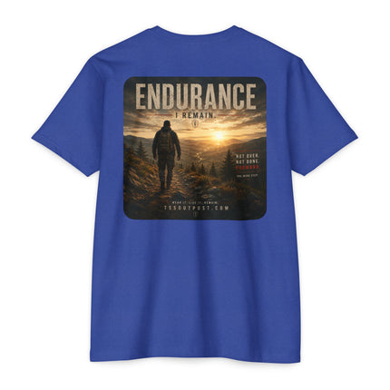 I Remain Warrior T-Shirt | Endurance Collection by TSS Outpost | Unisex CVC Jersey T-shirt