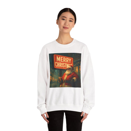 The Return of Merry Christmas — Patriot Santa Revival Crewneck