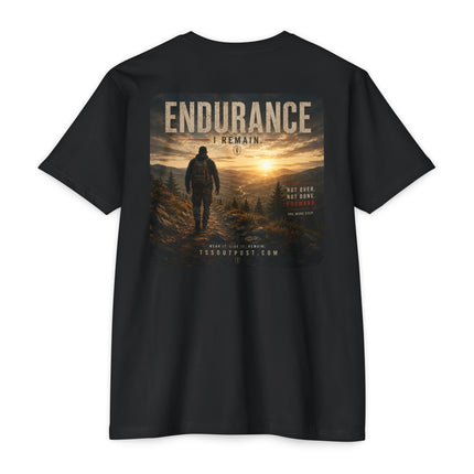 I Remain Warrior T-Shirt | Endurance Collection by TSS Outpost | Unisex CVC Jersey T-shirt