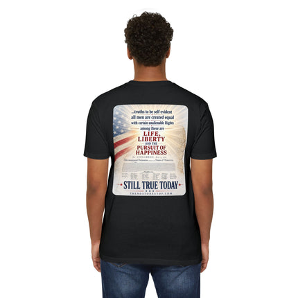 They Didn’t Celebrate. They Committed. – Patriotic July 4th Shirt - Unisex CVC Jersey T-shirt