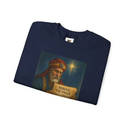 Matthew 1:23 Prophecy Sweatshirt – Immanuel & Jesus Fulfillment – Religious Path Collection