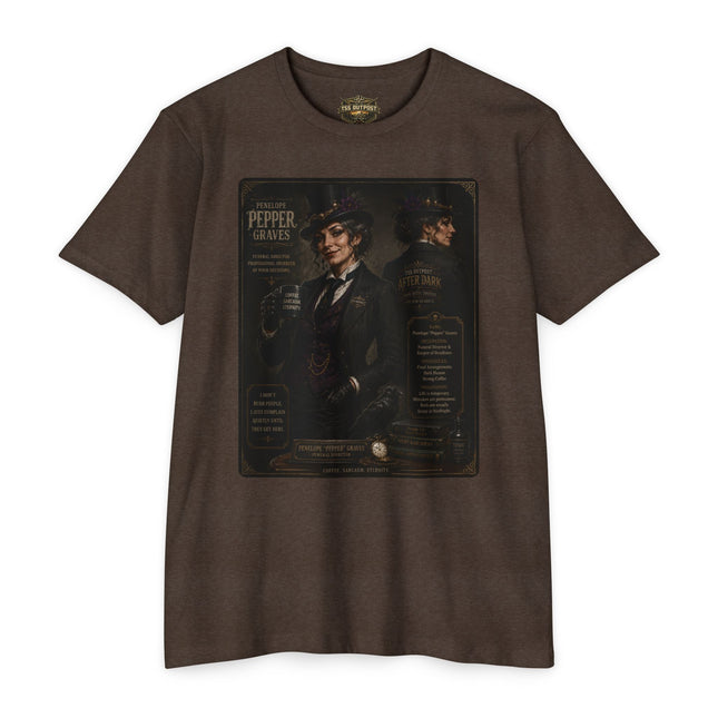 Penelope "Pepper" Graves | Professional Observer of Poor Decisions | Unisex Graphic T-Shirt