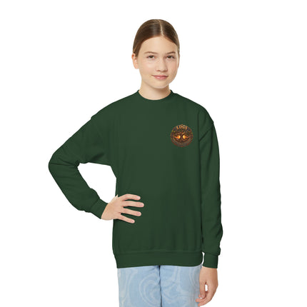LOGS Halloween Mischief Youth Crewneck Sweatshirt | League of Guardians and Stewards