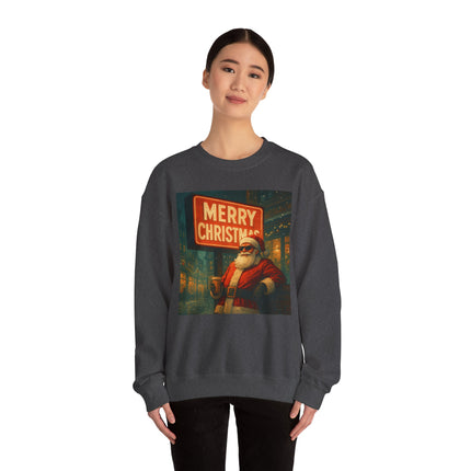 The Return of Merry Christmas — Patriot Santa Revival Crewneck