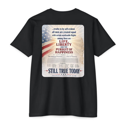 They Didn’t Celebrate. They Committed. – Patriotic July 4th Shirt - Unisex CVC Jersey T-shirt