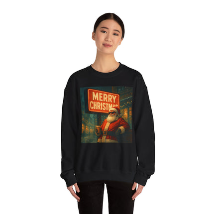 The Return of Merry Christmas — Patriot Santa Revival Crewneck