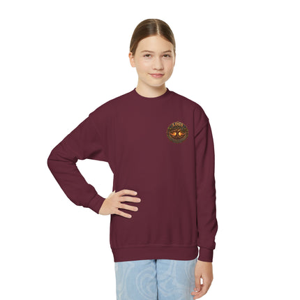 LOGS Halloween Mischief Youth Crewneck Sweatshirt | League of Guardians and Stewards