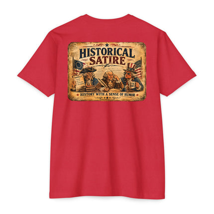 1776 Management Has Changed Patriotic Historical Satire T-Shirt Unisex CVC Jersey