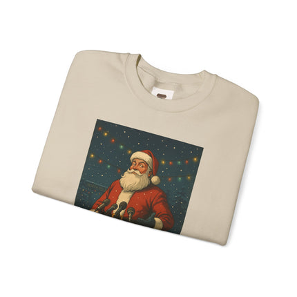 North Pole Press Conference Santa Sweatshirt | Funny Vintage Christmas Crewneck by Trend Store Stop
