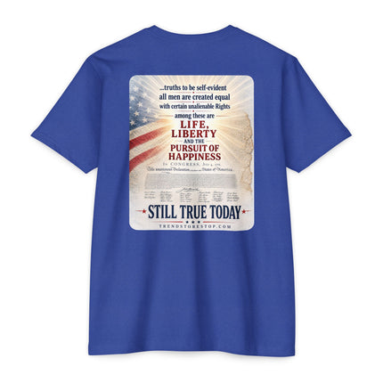 56 Signatories – One Declaration. One Cause. One Nation. Patriotic Shirt - Unisex CVC Jersey T-shirt