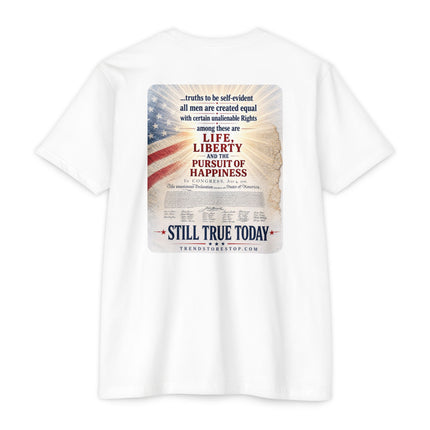 From Colonies to States – 1776 Patriotic July 4th Shirt = Unisex CVC Jersey T-shirt