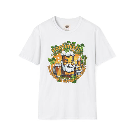 Hoptimistic Unisex Soft-Style T-Shirt – "Everything is Better with Beer" Quote