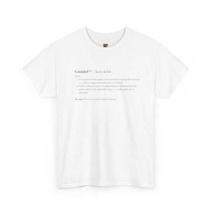 Catalabel™ Definition Tee – Weaponized Words by Summit Crest Publishing