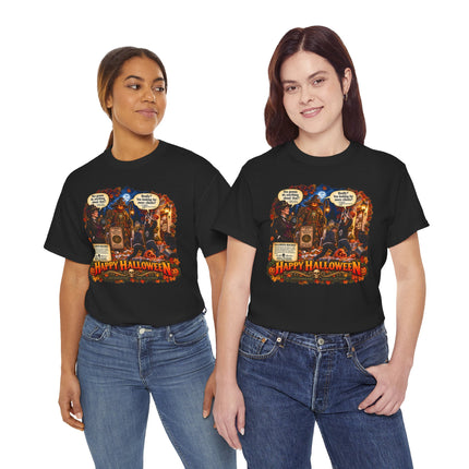 Halloween Mischief – Pepper Graves & P-Quad Halloween T-Shirt