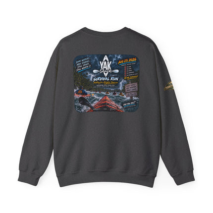 Yak Shack Survival Run 2026 | “Did You Die?” Crewneck Sweatshirt Unisex Heavy Blend™