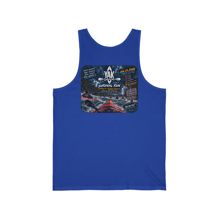 Yak Shack Survival Run 2026 Kayak Event  Unisex Jersey Tank