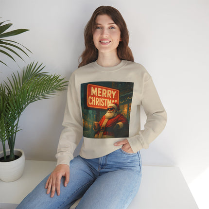The Return of Merry Christmas — Patriot Santa Revival Crewneck