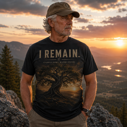 I Remain – Strength Grows. Wisdom Deepens. | Endurance Collection T-Shirt | Unisex CVC Jersey T-shirt