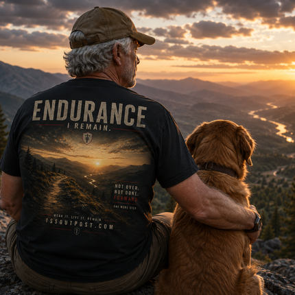 I Remain – Strength Grows. Wisdom Deepens. | Endurance Collection T-Shirt | Unisex CVC Jersey T-shirt
